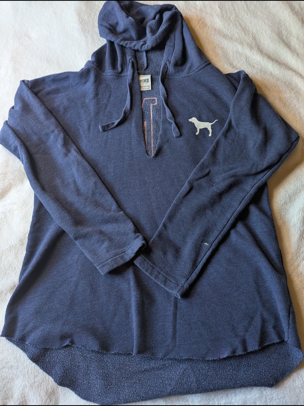 PINK Victoria's Secret Navy Cozy Hoodie